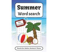 Summer Word Search Puzzle Book: Word searches with Easy to Read Print about Summer, Vacation, Travel and More |6x9 inches, 110 pages | 50+ Puzzles ... Seasons Series | Gift for Children, Traveler