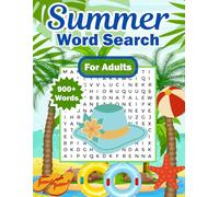 Summer Word Search Puzzles for Adults: Easy Word Find Book For Seniors & Adults