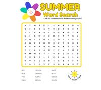 Summer Word Search - Summer 2025 Edition: Fun & Challenging Word Puzzles for Kids and Adults - Perfect for Summer Vacation!