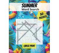 Summer Word Search: Summer Themed Large Print for Youth, Teens, and Adults.