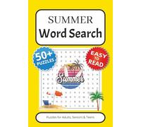 Summer Word Search: Word Searches with Easy to Read Print about Summer, Vacation and More