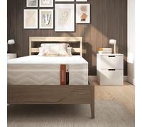 Summerby Sleep No2 Spring and Envirofoam® Materasso ibrido Box Top | Singolo: 90 cm x 190 cm