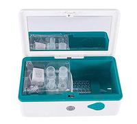 summerr CPAP Detergente e disinfettante, Pulizia Doppia modalità UV/ozono, Sanificazione automatizzata per Macchine CPAP, Maschere e Tubi, Include 4 adattatori