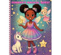 Summer's Magical Quest: A Story and Colouring Book Adventure