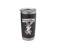 Summertime - Cestino con uova di coniglietto Bicchiere termico in acciaio inox doppia parete