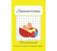 Summertime Word Search Puzzle Book: Word Searches with Easy to Read Print about Summer | 6x9 Inches, 110 pages | 55+ Puzzles | Gift for Vacations, Holidays and More