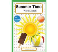 Summertime Word Search: Word Searches with Easy to Read Print about Summertime ,Ice-cream, Beach and more (6x9 inches, 110 pages) 50+ Puzzles...Gift for Vacations, Holidays and Free Times
