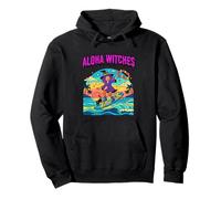 Summerween Art Aloha Witches Surf Felpa con Cappuccio