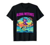 Summerween Art Aloha Witches Surf Maglietta