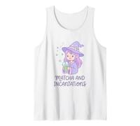 Summerween Art Matcha e Incantations Kawaii Witch Canotta