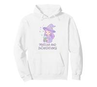 Summerween Art Matcha e Incantations Kawaii Witch Felpa con Cappuccio