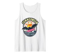 Summerween Art - Pipistrello da Surf Candy Corn Summer Vibes Canotta