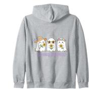 Summerween Art Spooky Summer Ghosts Carini Kawaii Felpa con Cappuccio
