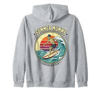 Summerween Art Summer Mummy Surf Egiziano Surf Club Felpa con Cappuccio