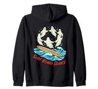 Summerween Art - Tavola da Surf Seance Halloween Felpa con Cappuccio