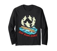 Summerween Art - Tavola da Surf Seance Halloween Maglia a Manica