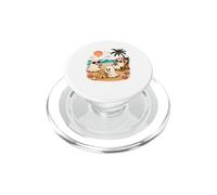Summerween Fantasma Spiaggia Carino Fantasmi Estate Halloween PopSockets PopGrip per MagSafe