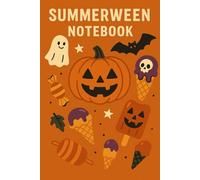 Summerween Ghost Grid Notebook - Cute & Spooky Journal