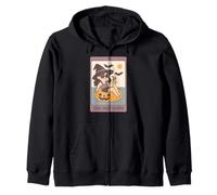 Summerween Hot Goth Summer - Carta dei tarocchi con strega Felpa con Cappuccio