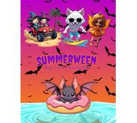 Summerween: Kawaii Coloring Book for Kids and Adults, Summer Halloween