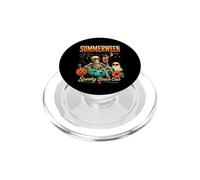 Summerween Scheletro Halloween Spooky Ghost Beach Vacation PopSockets PopGrip per MagSafe