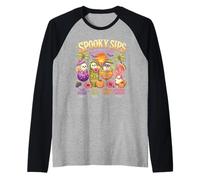 Summerween Spooky Sips Halloween Ghost Cocktail Vibes Maglia con Maniche Raglan