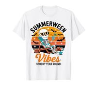Summerween Spooky Summer summerween party Halloween Skeleton Maglietta