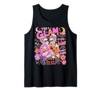 Summerween Too Glam Summer Halloween Skeleton Girlie Spooky Canotta