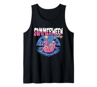 Summerween Vibes Skeleton Spooky Beach Summer Vacation regali Canotta
