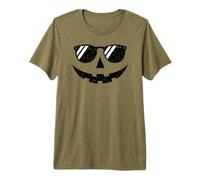 Summerween Vibes Spooky Summer Sorridente Zucca Halloween Maglietta Premium