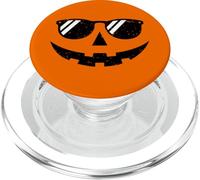 Summerween Vibes Spooky Summer Sorridente Zucca Halloween PopSockets PopGrip per MagSafe