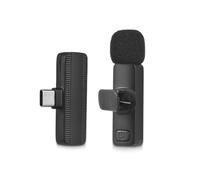 summina Microfono senza fili per iPhone Sistema di microfono wireless Lavalier Microfono Dual Riduzione del Rumore Plug and Play Microfono con Clip da Collo per Facebook, Twitter, TIK Tok Video