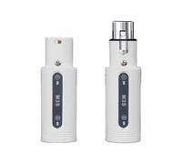 summina Sistema microfono wireless XLR trasmettitore e ricevitore 2.4 GHz con qualità del suono 192 kHz fino a 8 ore di autonomia per microfoni dinamici mixer sistemi PA
