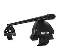 Summit Barre portatutto con chiusura multipla in acciaio nero, SUP-084, set di 2