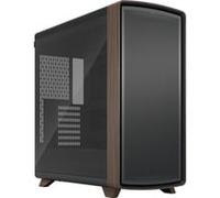 Summit Black TG Light Tint, Chassis Tower Nero/legno