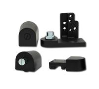 Summit Doorware Set di cerniere per porta girevole Kawneer Set superiore e inferiore Finitura Duronotic Opzioni per mano destra o sinistra Hardwa