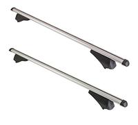 Summit SUM-004 Barre portatutto in alluminio (una coppia), per auto con profili scanalati, 1,2 m
