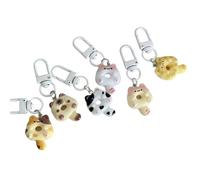 SUMMITDRAGON 6PCS Elegante Gatti Telefono Pendente Appeso Pendente Mobile Charm Borsa Ornamento Resina Texture Per La Decorazione E Regalo Dare Resina Telefono Ornamento, Misura unica, come descritto