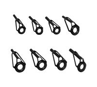 SUMMITDRAGON 8 pz/set di dimensioni miste guida canna da pesca 6 mm 8 mm diametro esterno Baitcasting Eye Line anelli canna da pesca punta kit di riparazione punta anelli guida in ceramica