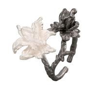 SUMMITDRAGON Anelli multiuso regolabili in ottone robusto con design elegante mandala gioielli accessorio per gli appassionati di stili accessori alla moda