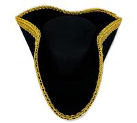 SUMMITDRAGON Cappello da pirata accattivante con strass, comodo, multicolore, per feste a tema
