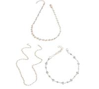 SUMMITDRAGON Collana a Y regolabile alla moda a forma di Y gioielli a catena clavicola per le donne Hot Day Holiday Party Set regalo gioielli classico elegante collana per le donne, Misura unica, come