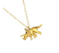 SUMMITDRAGON Collana con ciondolo a forma di dinosauro, gioielli per bambini, stile hip hop, alla moda, per ragazzi e ragazze, Misura unica, come descritto, come descritto
