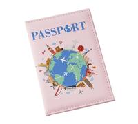 SUMMITDRAGON Custodie per passaporti Porta carte in pelle PU Stampa a colori Copertine per passaporti globali Accessori da viaggio per donne e uomini Custodia per passaporto in pelle PU Stampa