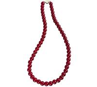 SUMMITDRAGON Elegante collana con perline di vetro, leggera e unica, ornamento per il collo, per una vestibilità comoda, lunghezza regolabile, Misura unica, come descritto, come descritto