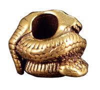 SUMMITDRAGON Retro Serpente Testa Perline Per Corda Intrecciatura E Collana Gioielli Design Corda Intrecciatura Gear Ottone Ciondolo Serpente, Misura unica, come descritto, come descritto