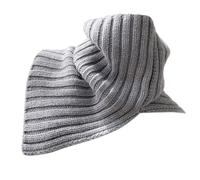 SUMMITDRAGON Scaldacollo Sciarpa Fazzoletto da collo Caldo Staccabile Wrap Falso Collare Inverno Ciclismo Antivento Donna, grigio, Taglia unica