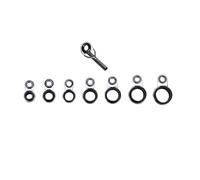 SUMMITDRAGON Set di guide per canna da pesca professionale Set di riparazione Anelli guida per canna da pesca in ceramica Guide Guide Guide Tip Guide Guide