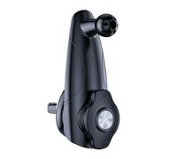 SUMMITDRAGON Supporto per telefono da auto con testa a sfera da 17 mm, staffa per smartphone a 360 gradi, impugnatura angolata regolabile per cruscotti/parabrezza/presa d'aria per cruscotto