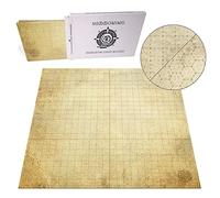 Summoning Dungeon Grid Board | Accessorio ESSENZIALE per Giochi di Ruolo - Battaglie - Tavolo | Compatibile con D&D, Pathfinder e Warhammer | DOPPIA FACCIA, RIUTILIZZABILE, DUREVOLE E PIEGHEVOLE